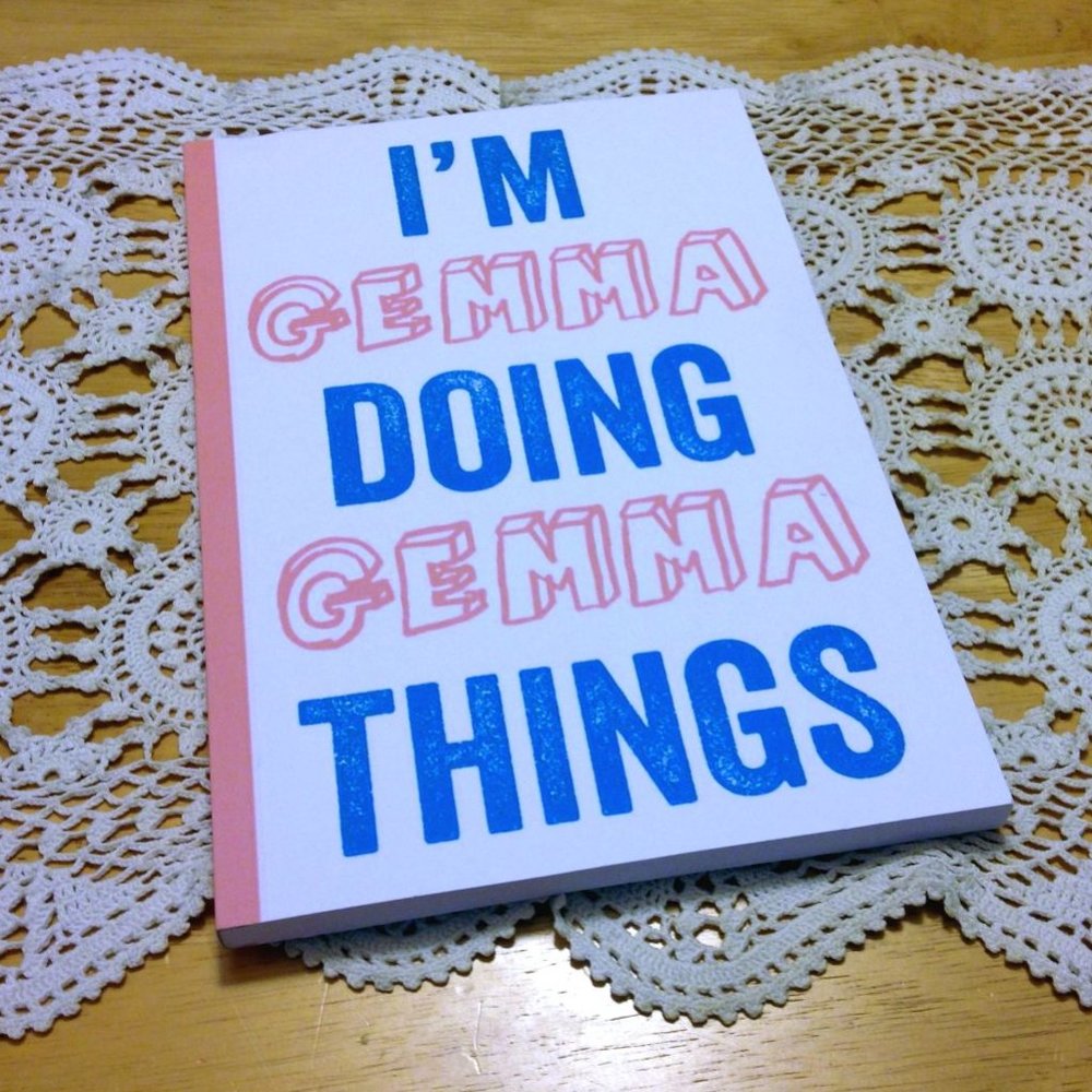 Personalized Lined Journal for someone named Gemma